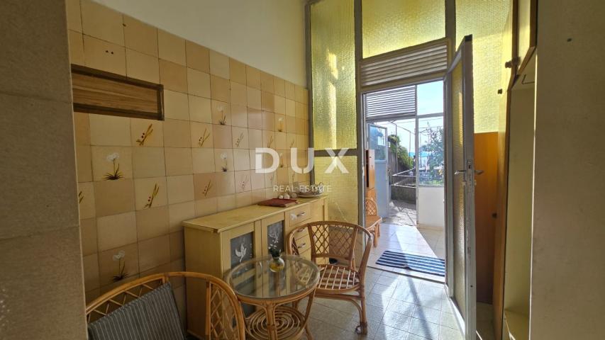 RIJEKA, KANTRIDA - 2S+db stan 100m od mora i plaže, 61m2 + garaža 30m2