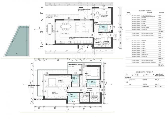 ISTRIA, TINJAN - Land with location permit