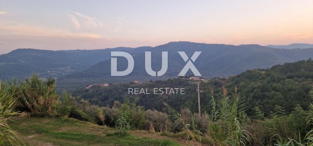 ISTRA, MOTOVUN - Veliko imanje od 170.000 m2, najljepši pogled u Istri - jezero Butoniga, Učka, Ćića