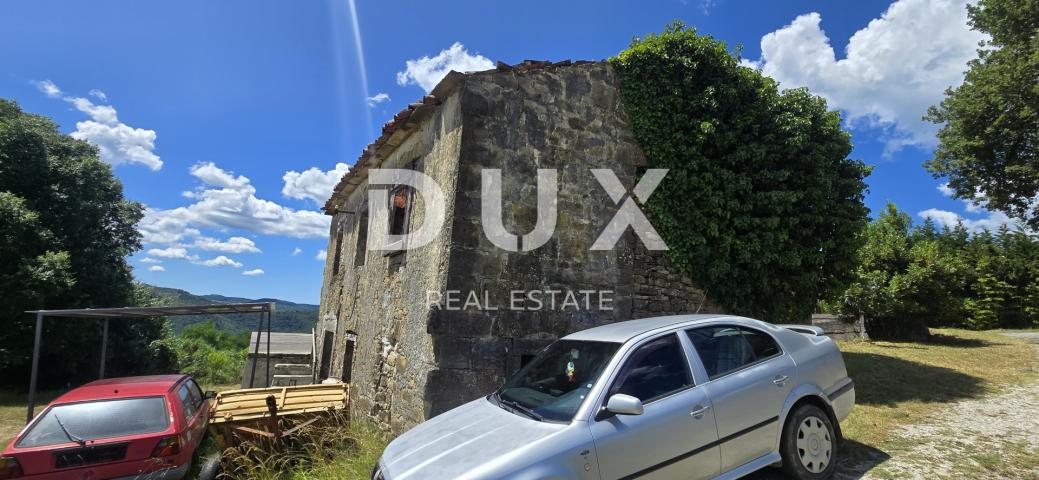 ISTRA, MOTOVUN - Veliko imanje od 170.000 m2, najljepši pogled u Istri - jezero Butoniga, Učka, Ćića