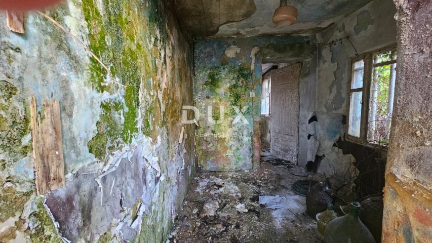 OPATIJA, MIHOTIĆI - Starina s projektom, građevinskom dozvolom i pogledom