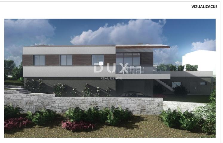 OPATIJA, MIHOTIĆI - Starina s projektom, građevinskom dozvolom i pogledom