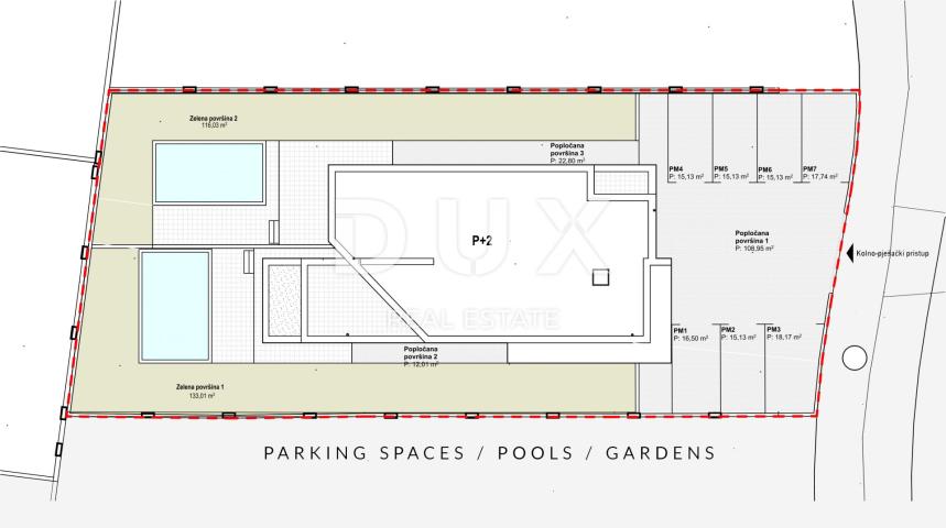 ŠIBENIK, VODICE – Ekskluzivni duplex s vrtom i bazenom, savršen spoj mira, dizajna i mediteranskog n