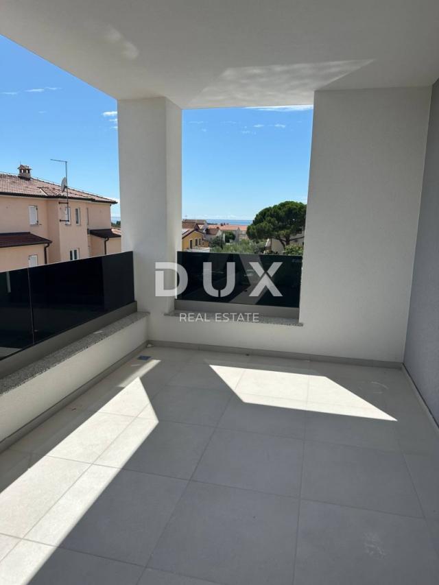 ISTRA, NOVIGRAD - Stan u novogradnji s pogledom na more