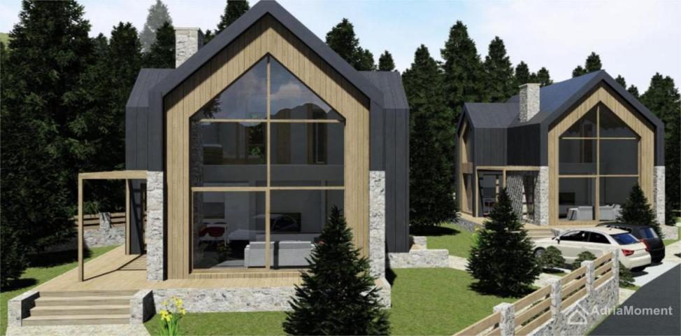 Žabljak - zemljište s projektom za tri kuće. Plaćene komunalije