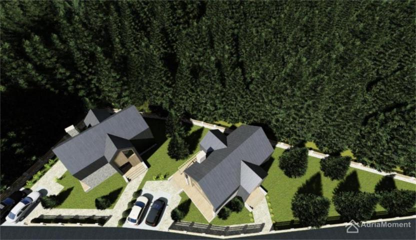 Žabljak - zemljište s projektom za tri kuće. Plaćene komunalije