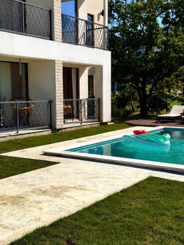 Modern House with Pool and Nature View