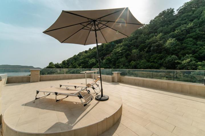 Penthouse Apartment for Sale, 127 m2 + 130 m2 Terrace, Bečići, Sea View, Garage, Rooftop Access