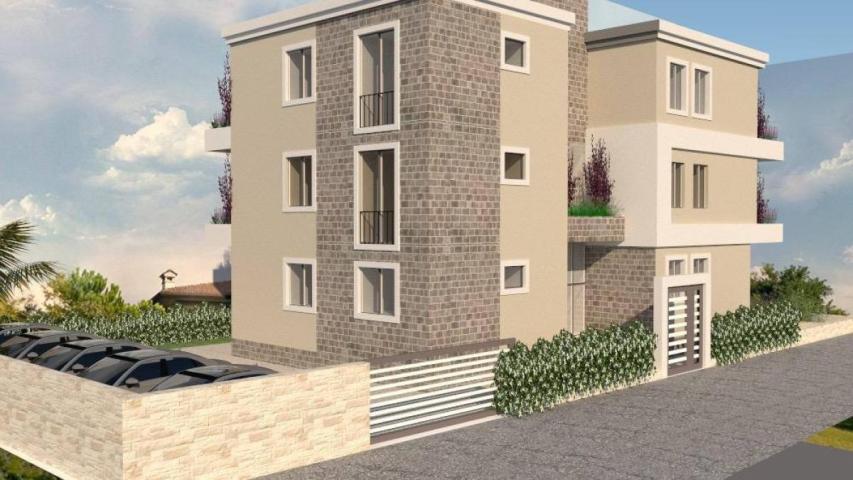 Urbanized plot 477 m2, GBA 368 m2, Tivat