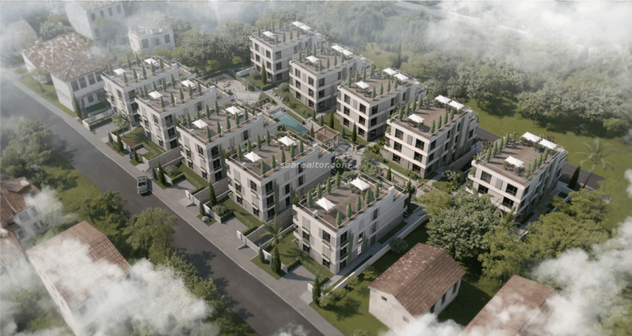 Penthouse with roof terrace 222 m2 in a new complex - Tivat, Marići