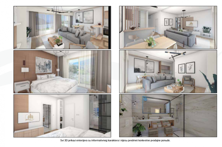 For sale – Two-bedroom apartment under construction in a luxury complex, Kotor