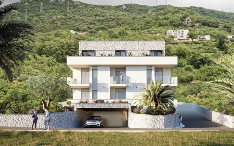 One-bedroom Apartment Under Construction in a Peaceful Location Near Budva