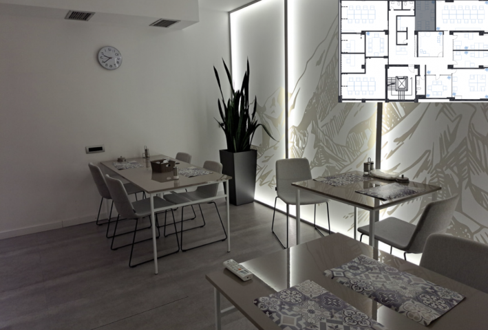 Office Space for Rent, 391 m2, Podgorica, 3rd Floor, with Garage Spaces