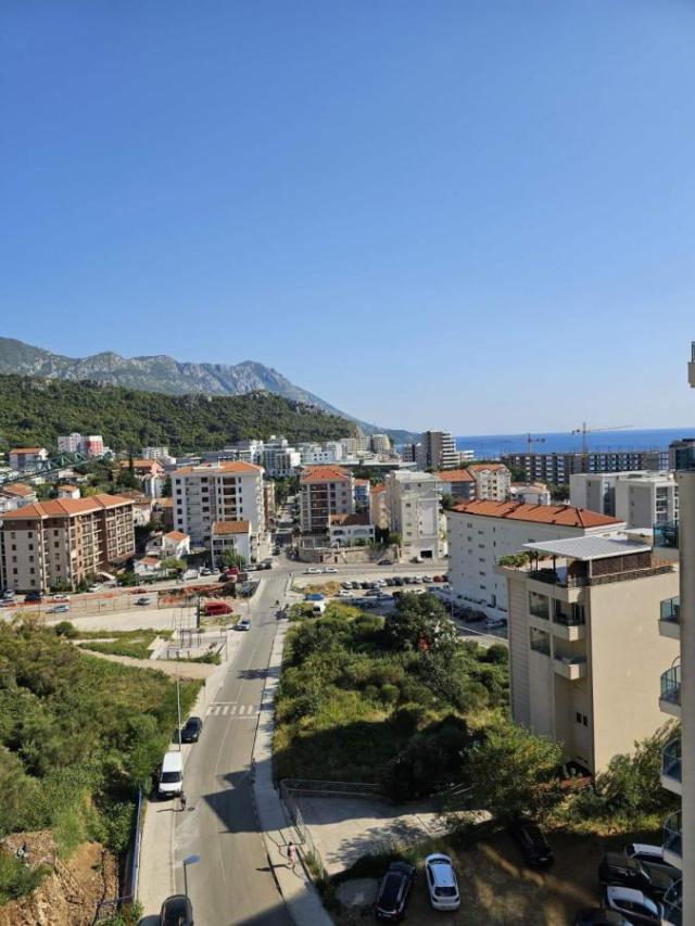 New Furnished Two-Bedroom Apartment for Sale, 75 m2, Bečići, Sea View