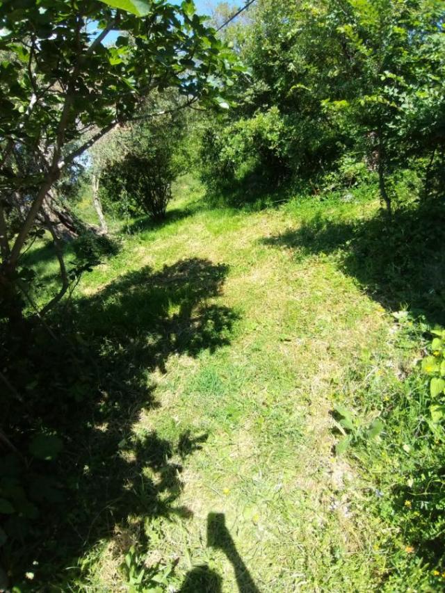 Urbanized Plot of 1700m2 with House Under Construction in Kotor, Kavac, Sea View of Tivat Bay