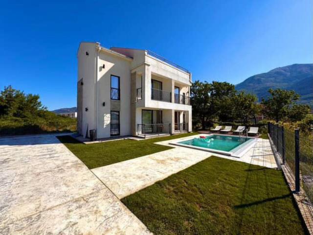 Modern House with Pool and Nature View
