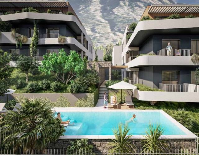 For sale – Two-bedroom apartment under construction in a luxury complex, Kotor