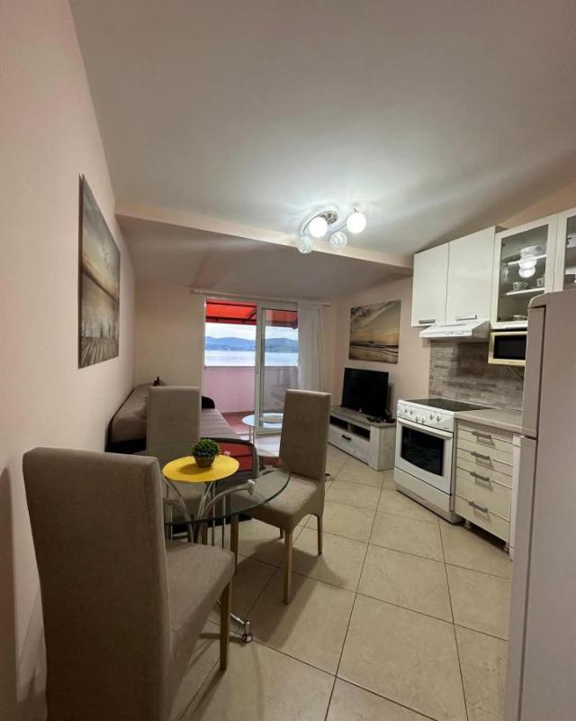 One-Bedroom Apartment for Rent, 45 m2, Tivat Center, Sea View, Private Parking