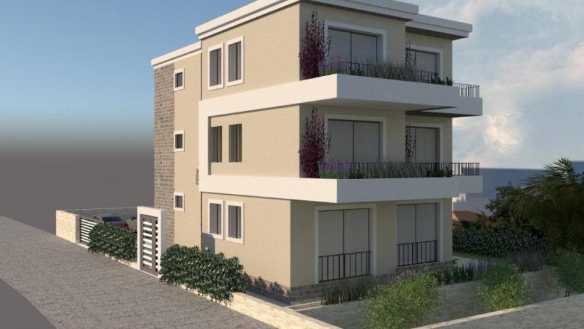 Urbanized plot 477 m2, GBA 368 m2, Tivat