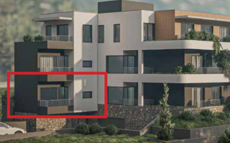 For sale – Two-bedroom apartment under construction in a luxury complex, Kotor