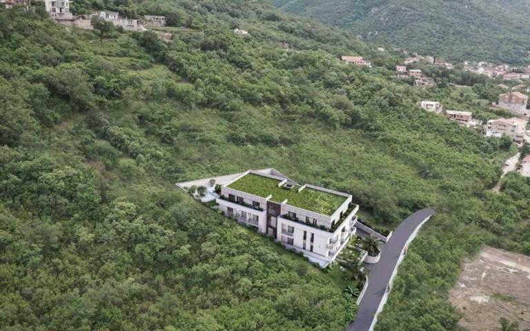 One-bedroom Apartment Under Construction in a Peaceful Location Near Budva