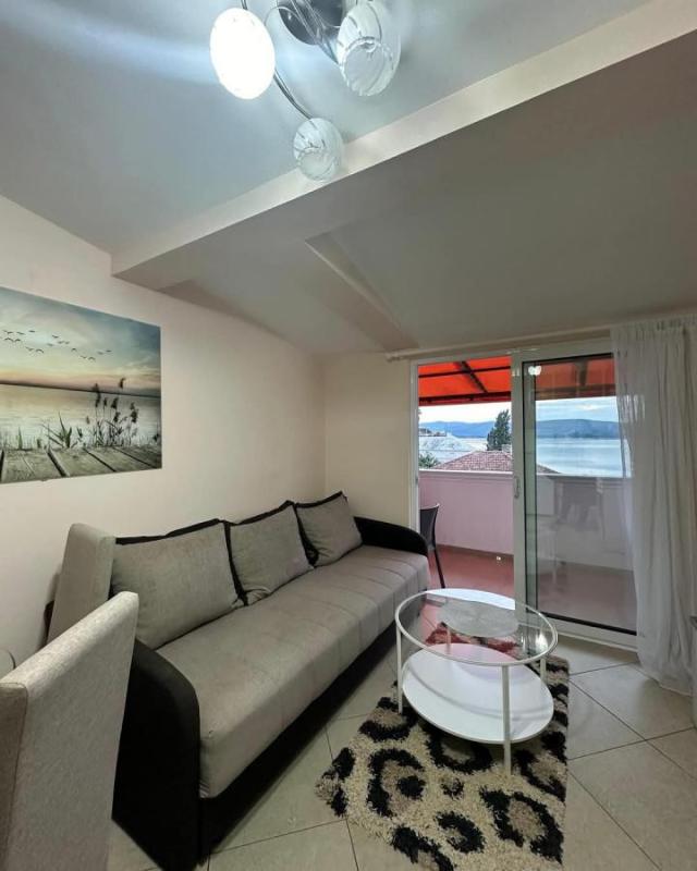 One-Bedroom Apartment for Rent, 45 m2, Tivat Center, Sea View, Private Parking