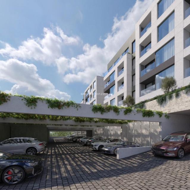 Studio apartment under construction for sale in Tivat – 27 m2, new complex with swimming pool