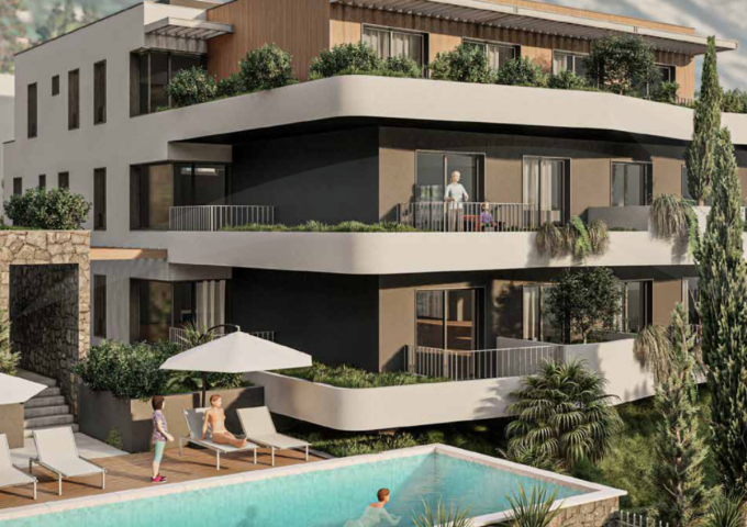 For sale – Two-bedroom apartment under construction in a luxury complex, Kotor