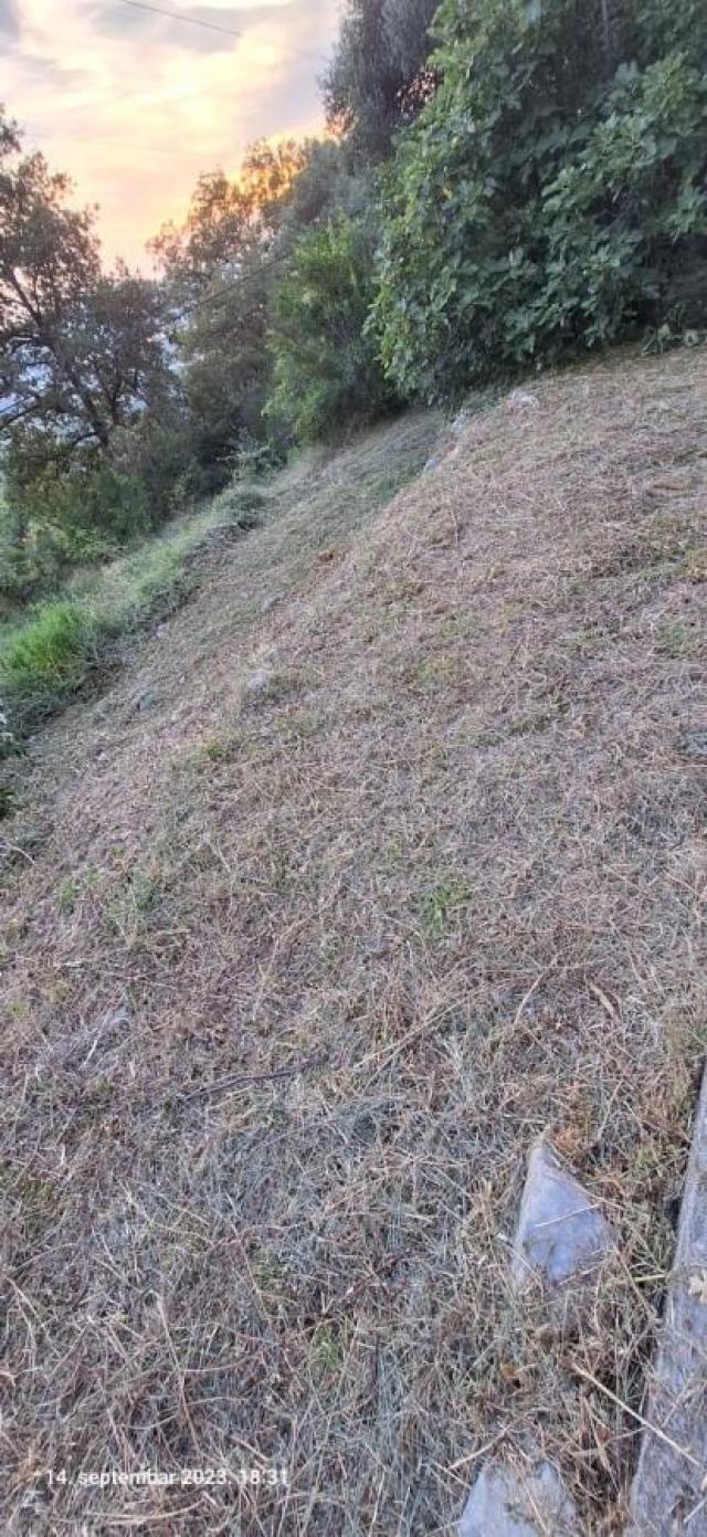 Urbanized Plot of 1700m2 with House Under Construction in Kotor, Kavac, Sea View of Tivat Bay