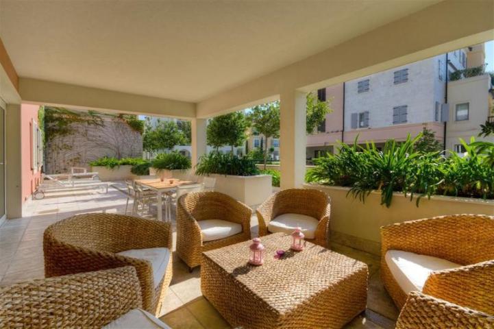 Modern two bedroom apartment, with a large terrace, in Zeta residence, Porto Montenegro