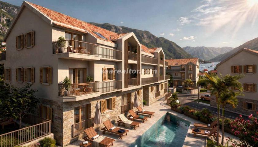 One-bedroom apartment for sale in Risan in a new complex near the sea