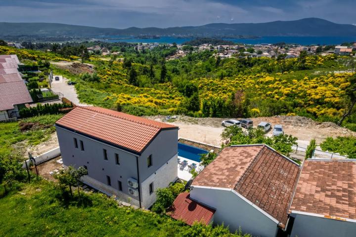 Luxury villa with pool and sea view, Tivat