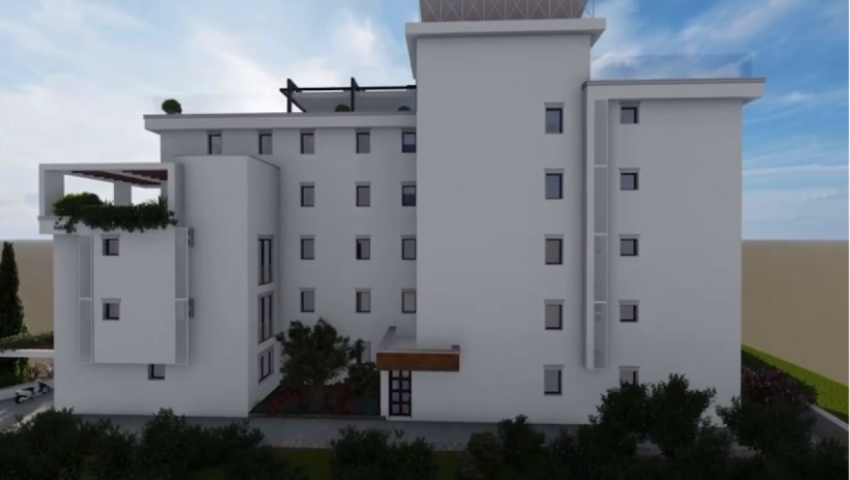 Offer for Sale of Building Land in Bečići with a Project for a 2,250m2 Building