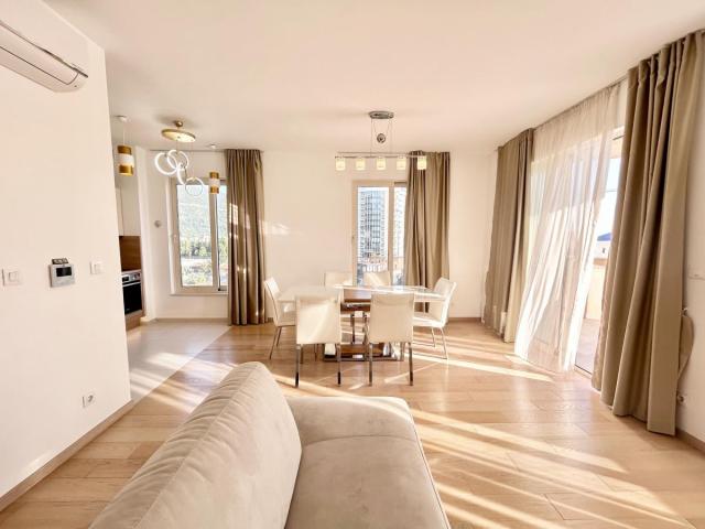 An Exclusive Furnished Two-Bedroom Apartment 71m2 in the Center of Budva