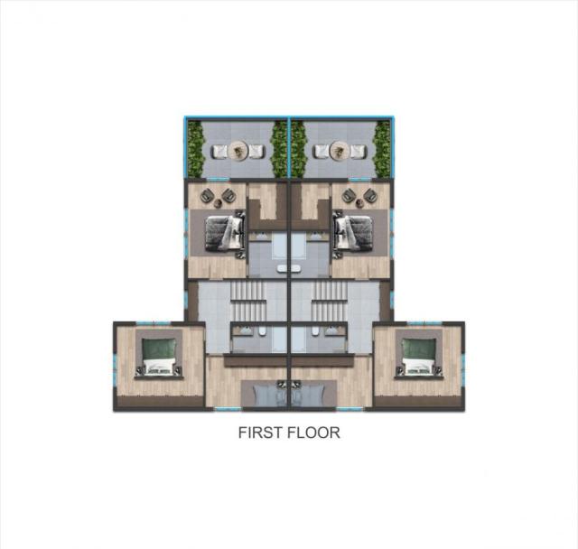 Duplex Apartment with Pool in Tivat