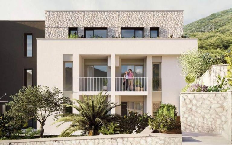 One-bedroom Apartment Under Construction in a Peaceful Location Near Budva