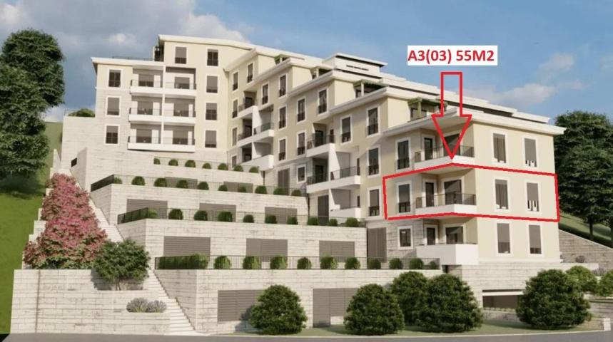 Complex in Bečići, just 700 m away from the sea; Two bedroom apartment 56 m2