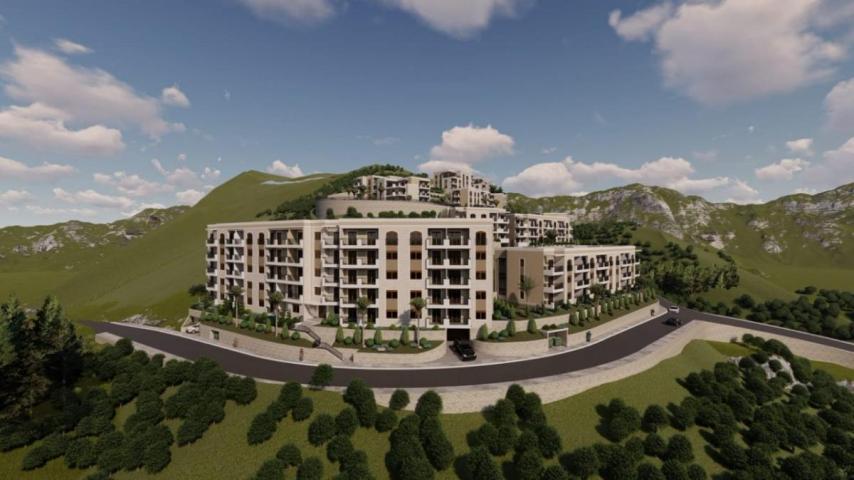 Stan sa 2 spavaće sobe u novom stambenom kompleksu sa luksuznom infrastrukturom u Budvi