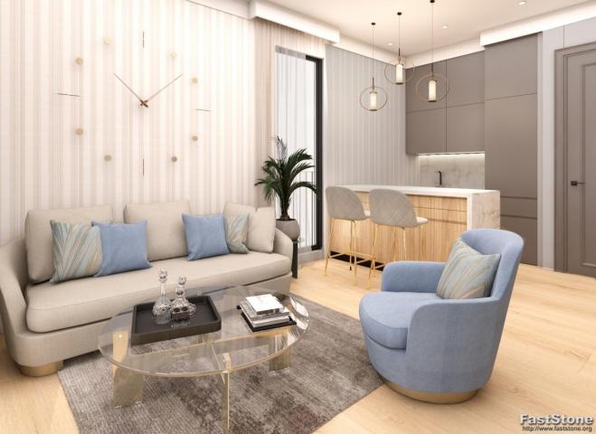 Stan sa 2 spavaće sobe u novom kompleksu u predgrađu Tivta