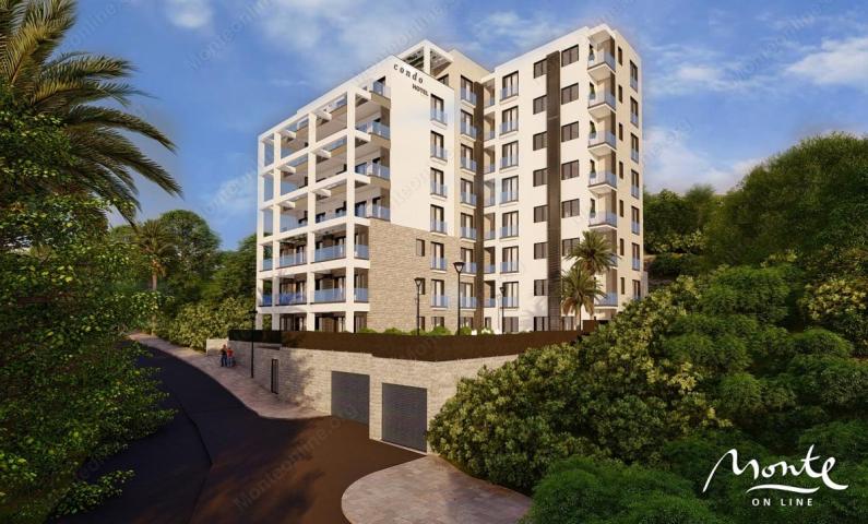 Stan sa 2 spavaće sobe u novogradnji 5 minuta od plaže u Bečićima