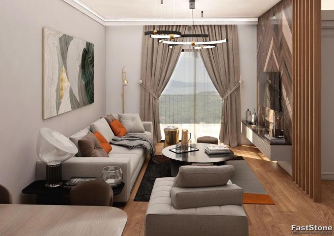 Stan sa 2 spavaće sobe u novom kompleksu u predgrađu Tivta