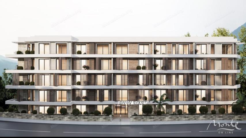 Elegantni apartman sa jednom spavaćom sobom u modernom kompleksu pored mora, Bečići