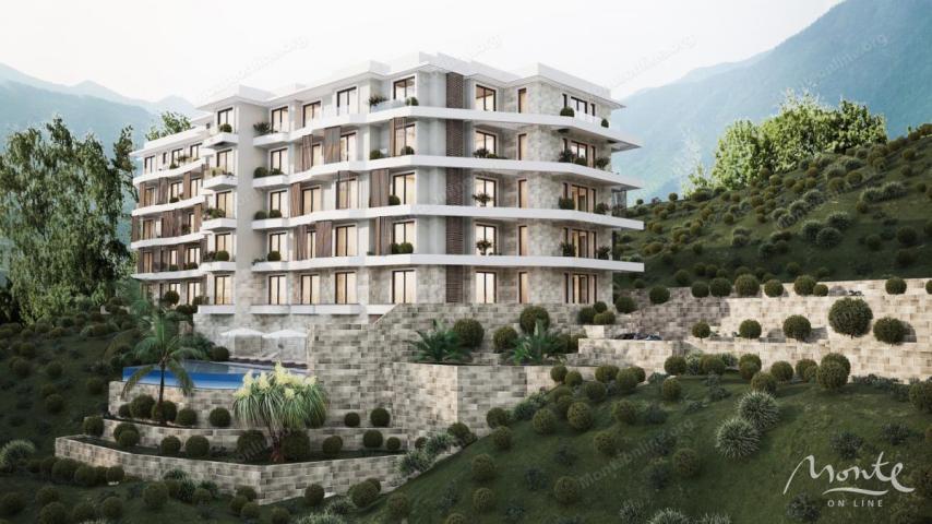 Elegantni apartman sa jednom spavaćom sobom u modernom kompleksu pored mora, Bečići