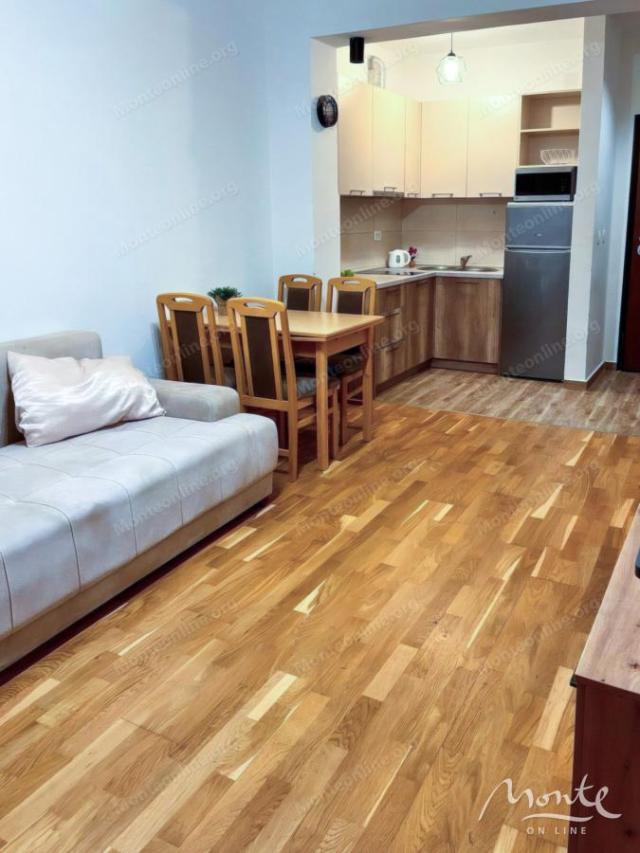 Ugodan jednosoban apartman s terasom i pogledom na planine u Budvi