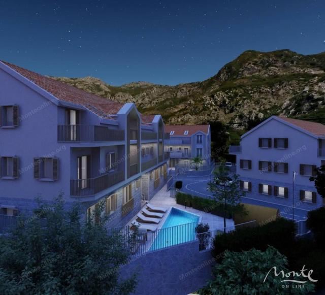 Jednosoban stan u novom stambenom kompleksu sa bazenom u Risnu