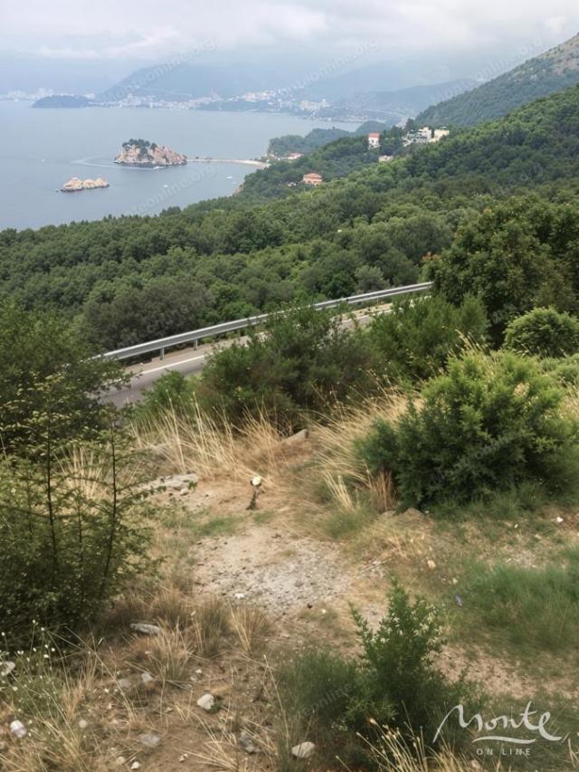 Odlična investicijska parcela — s pogledom na more u Blizikućama, Budva