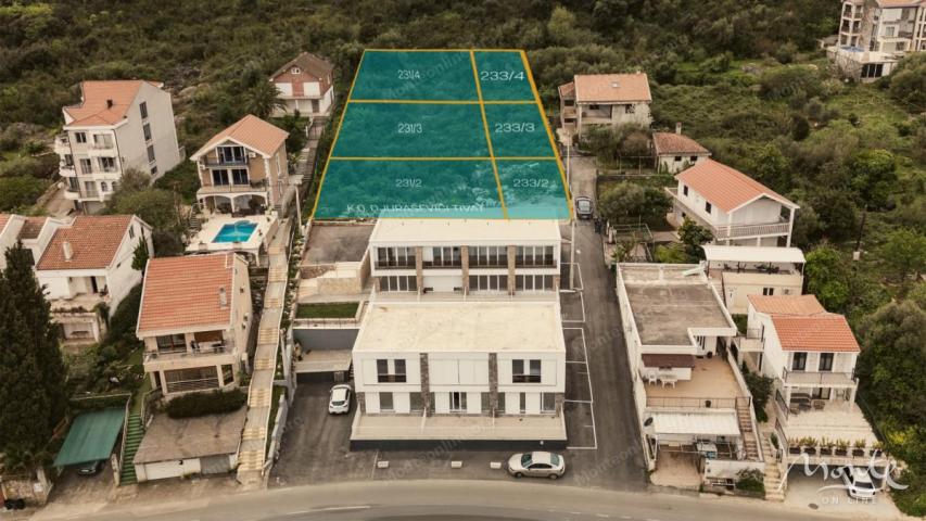 Investicijsko zemljište za izgradnju vila u Đurasevićima, Tivat