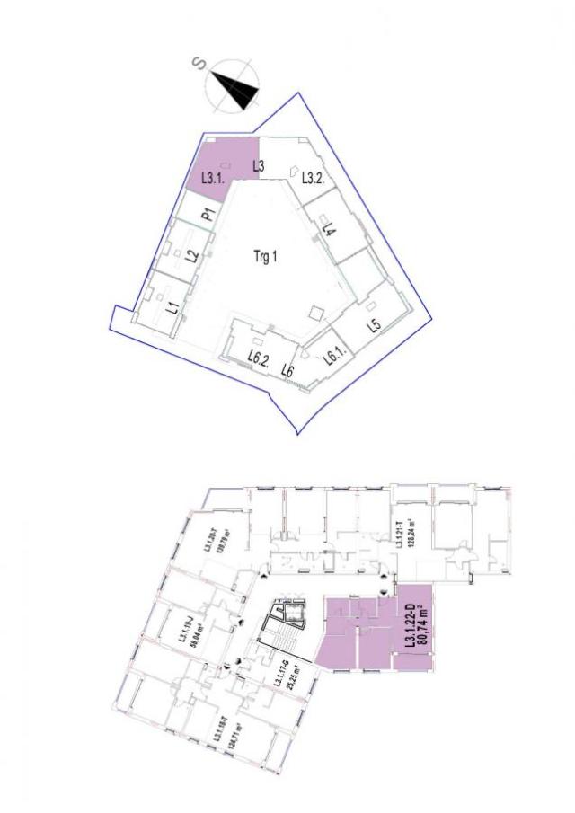 Dvosobni stanovi u novom stambenom kompleksu, Podgorica