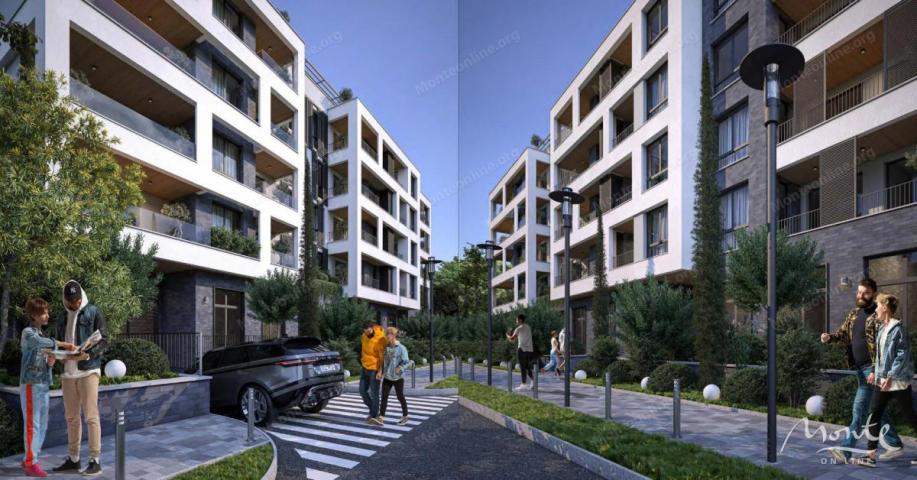 Svijetao jednosoban stan u novom stambenom kompleksu u Podgorici