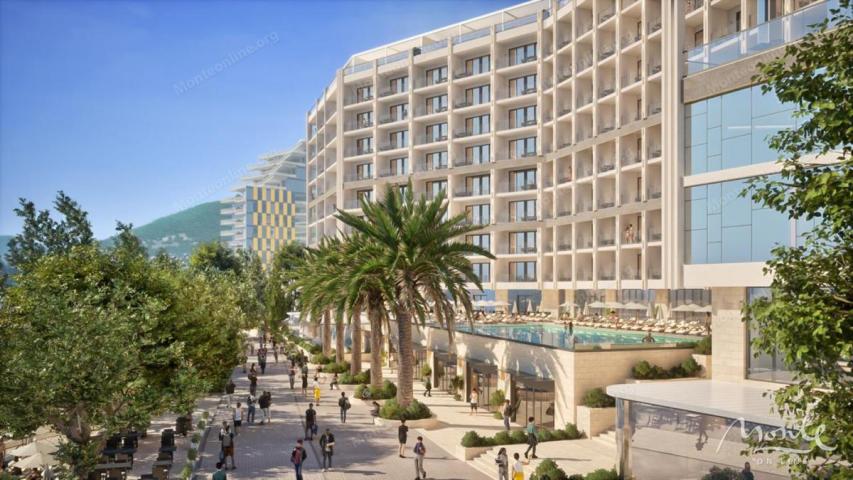 Apartman sa 1 spavaćom sobom u hotelu sa 5 zvjezdica na prvoj liniji u Rafailovićima